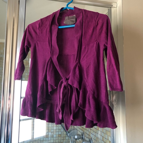 Anthropologie Sweaters - Anthropologie Tie Cardigan - Waterfall front